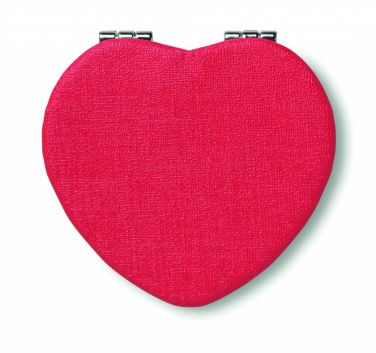 Logo trade promotional giveaways picture of: Heart PU mirror