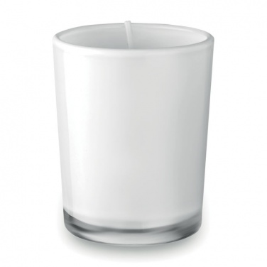 Logo trade promotional gift photo of: Scented candle in glass
