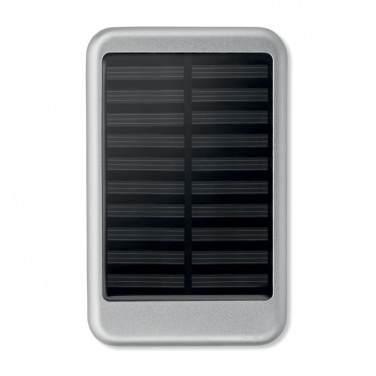 Logo trade promotional giveaways image of: 4000 mAH solar powerbank