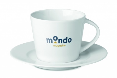 Logotrade promotional items photo of: Cappuccino cup and saucer
