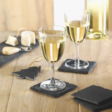 Logotrade advertising products photo of: Slate coasters with EVA bottom