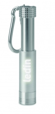 Logotrade corporate gift picture of: Aluminium/ABS LED key ring Aizkraukle
