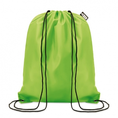 Logo trade promotional gift photo of: 190T RPET drawstring bag