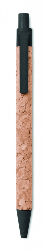 Logo trade promotional giveaway photo of: Cork/ Wheat Straw/ABS ball pen