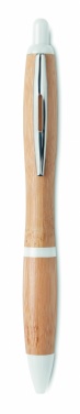 Logotrade promotional merchandise image of: Ballpoint pen made of ABS and bamboo