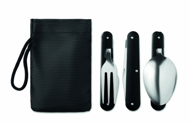 Logo trade promotional items picture of: 3-piece camping utensils set