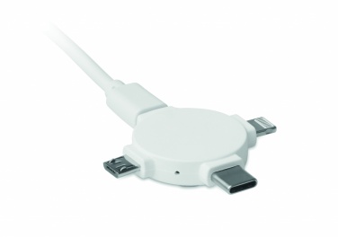Logo trade promotional giveaways image of: 3 in 1 cable adapter