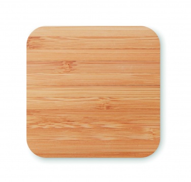 Logotrade promotional product image of: Bamboo wireless charge pad 5W