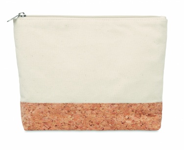 Logotrade corporate gift picture of: Cork & cotton cosmetic bag