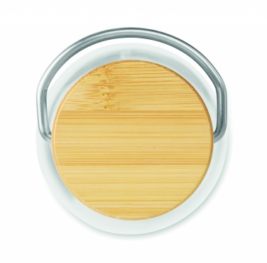 Logo trade promotional merchandise picture of: Tritan 800ml bottle bamboo top