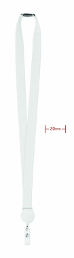 Logo trade promotional giveaways image of: Lanyard retractable clip