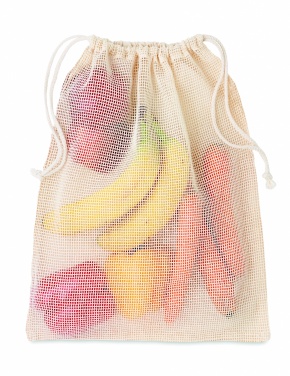 Logo trade promotional items image of: 140gr/m²cotton food bag