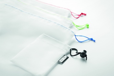 Logo trade promotional giveaways image of: Set of 3 RPET mesh food bags