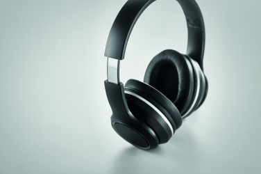 Logo trade promotional items image of: ANC headphone and pouch