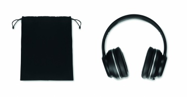Logo trade promotional gifts image of: ANC headphone and pouch