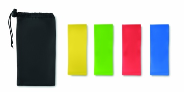 Logotrade promotional product picture of: Set of 4 TPE fitness bands