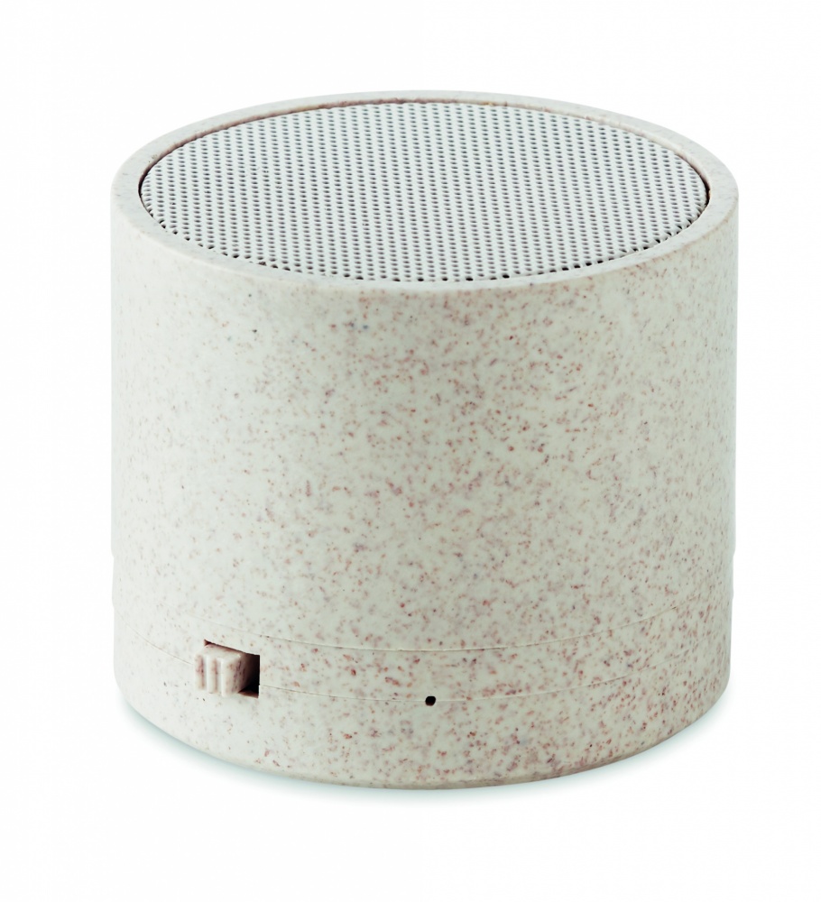 Logotrade promotional product image of: 3W speaker in wheat straw/ABS