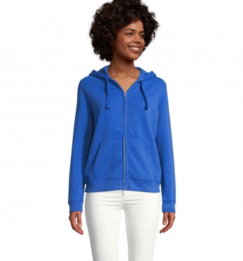 Logotrade promotional product picture of: SPIKE WOMEN ZIP HOOD SWEAT