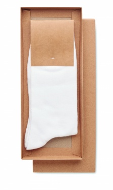 Logo trade promotional products picture of: Pair of socks in gift box L