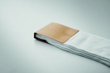 Logo trade promotional items picture of: Pair of socks in gift box L