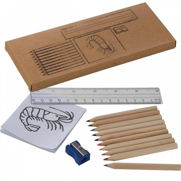 Logotrade promotional merchandise picture of: Drawing set for kids LITTLE PICASSO