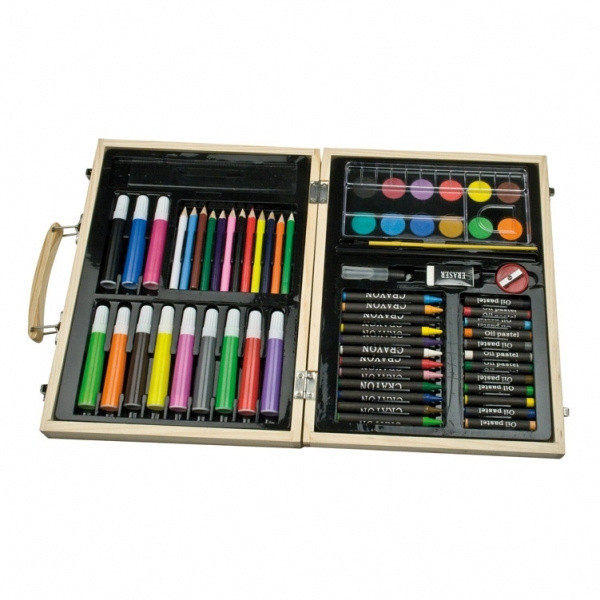 Logotrade promotional items photo of: Big wooden painting set MAXI
