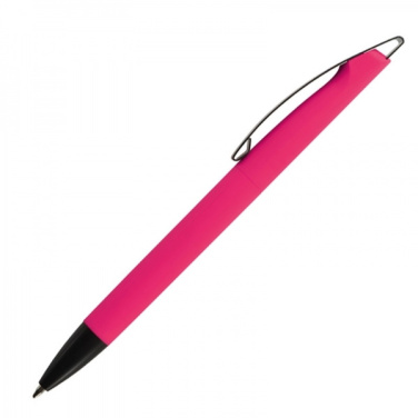 Logotrade promotional item image of: Metal ballpen soft touch BRESCIA