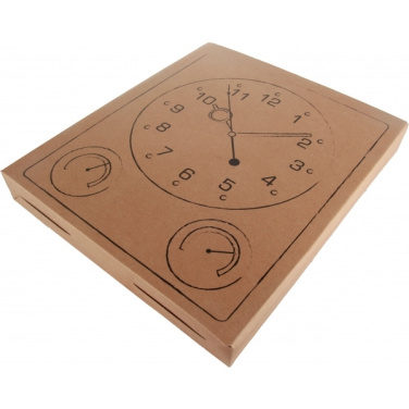 Logotrade promotional giveaway image of: Plastic wall clock DEN HAAG
