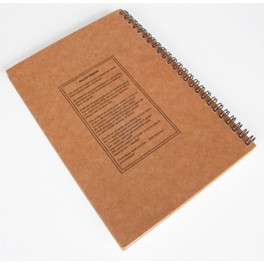 Logotrade promotional merchandise picture of: A5 ECO Notepad KENTWOOD