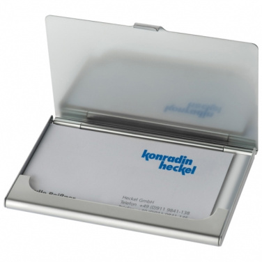 Logotrade business gifts photo of: Metal business card holder CORNWALL