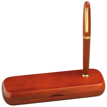 Logotrade promotional merchandise photo of: Rosewood writing set OXFORD
