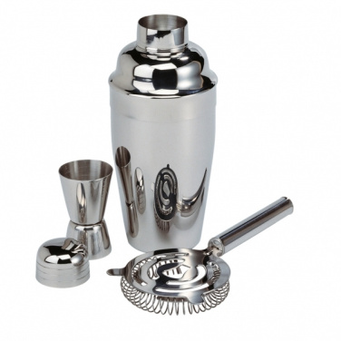 Logotrade corporate gift picture of: Metal cocktail set, 3-piece MESSINA