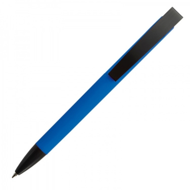 Logo trade promotional merchandise picture of: Metal ballpen soft touch BRESCIA