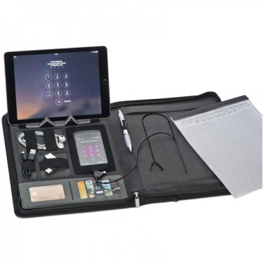Logotrade advertising products photo of: A4 folder with power bank Elda