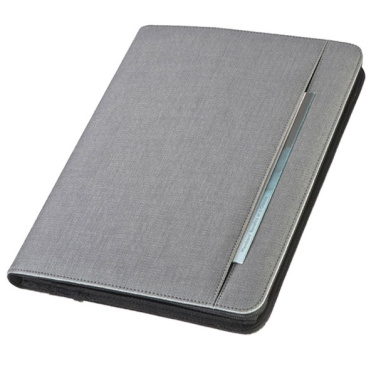 Logo trade promotional gifts picture of: A4 folder with power bank Elda