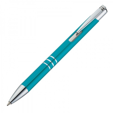Logo trade promotional gift photo of: Metal ballpen ASCOT