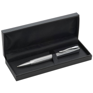 Logo trade advertising products image of: Metal ballpen CHESTER
