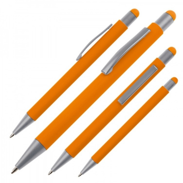 Logo trade promotional items picture of: Metal ballpen touch pen soft touch SALT LAKE CITY