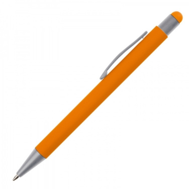 Logotrade promotional merchandise picture of: Metal ballpen touch pen soft touch SALT LAKE CITY