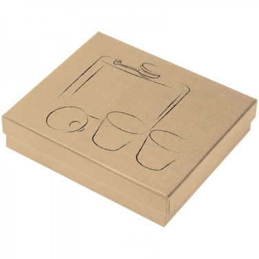 Logotrade promotional product image of: Hip flask with 2 shot glasses SANDVIKEN 170 ml