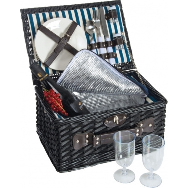 Logo trade advertising product photo of: Picnic basket RIVA DEL GARDA