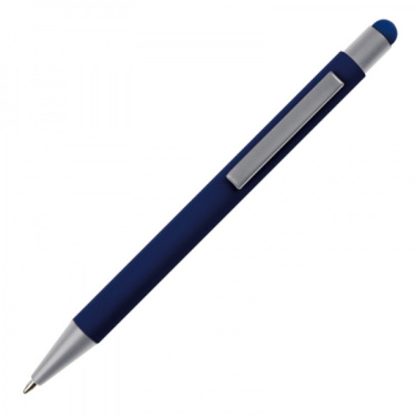 Logotrade promotional giveaway picture of: Metal ballpen touch pen soft touch SALT LAKE CITY