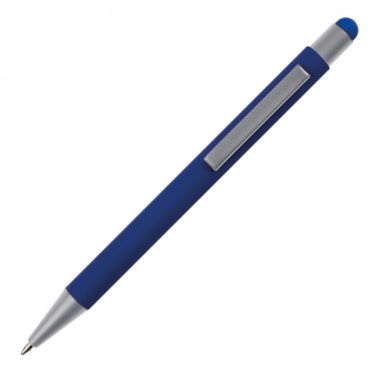 Logo trade advertising products picture of: Metal ballpen touch pen soft touch SALT LAKE CITY