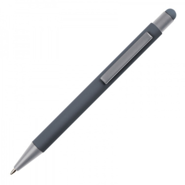 Logo trade promotional item photo of: Metal ballpen touch pen soft touch SALT LAKE CITY