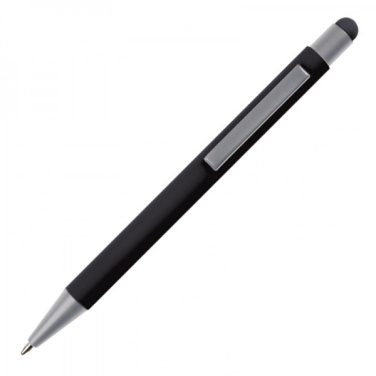 Logo trade promotional products image of: Metal ballpen touch pen soft touch SALT LAKE CITY
