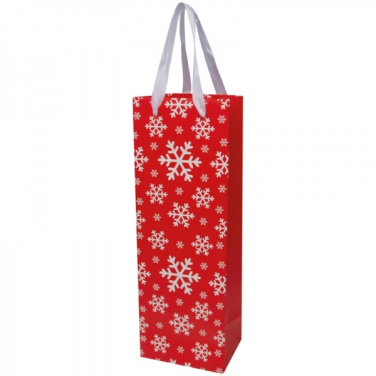 Logotrade business gift image of: Wine bag in Christmas design LAPLAND