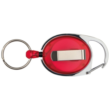 Logotrade advertising product image of: Ski-Pass with Carabiner Keyring EMPLOYEE