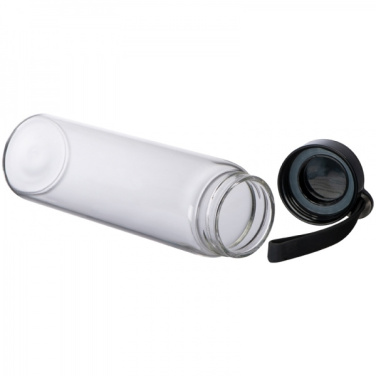 Logo trade business gifts image of: Glass bottle SEVILLA 450 ml