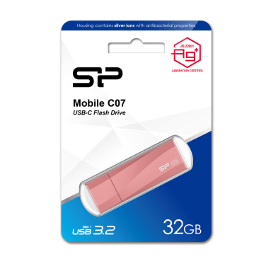 Logo trade promotional products picture of: PENDRIVE SILICON POWER MOBILE - C07 3.2 32GB