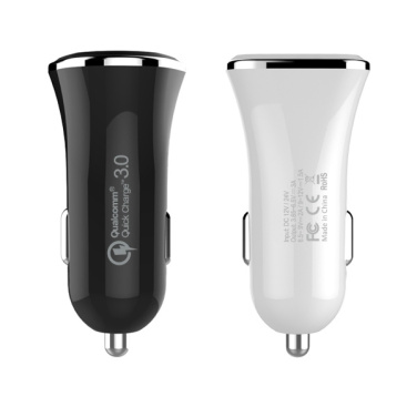 Logo trade promotional gift photo of: Car charger (Qualcomm Quick Charge 3.0)